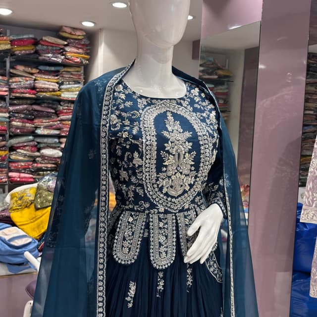 Navy Blue Salwar Suite