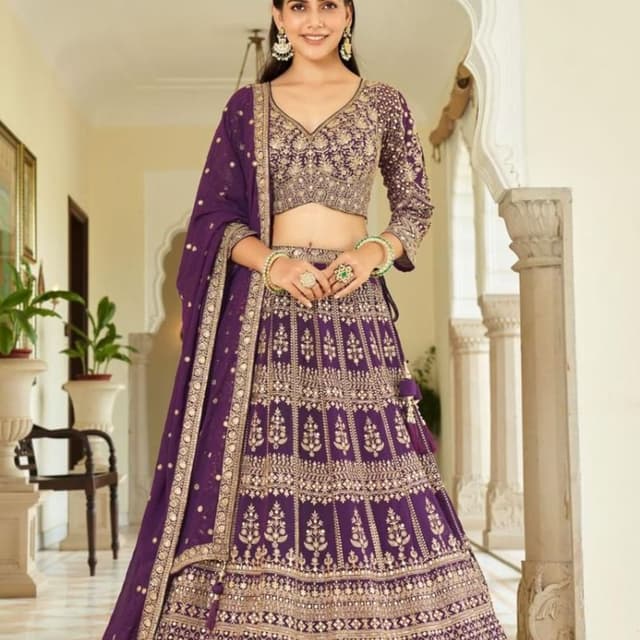 Purple Lehenga