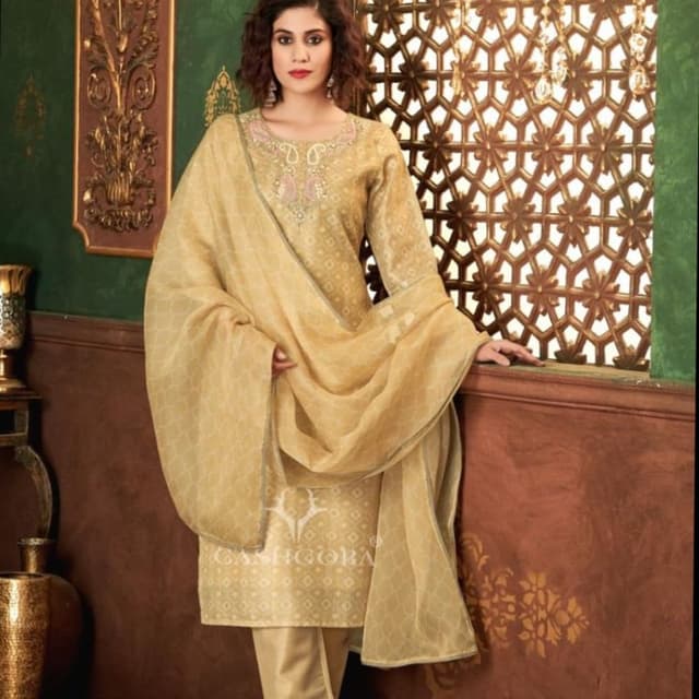 Gold Salwar Suite