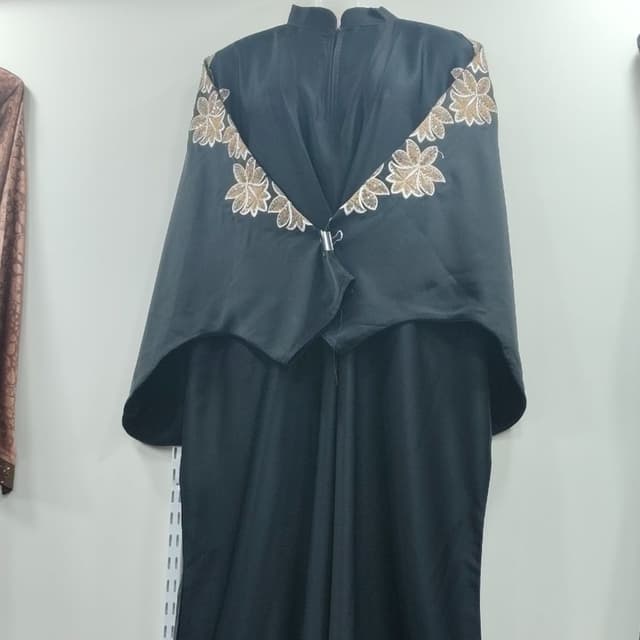 Black and Beige Abaya