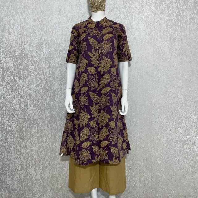 Purple and Gold Dress