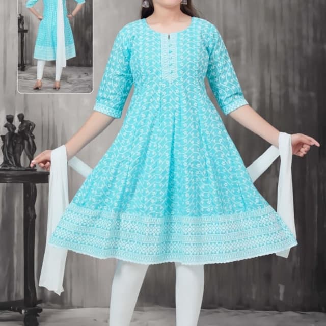 Blue Salwar Suite