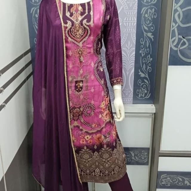 Purple Salwar Suite