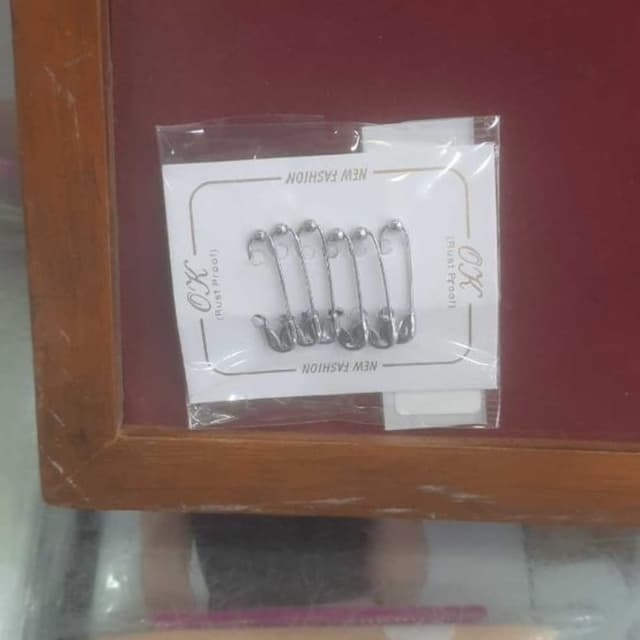 Silver Safety Pins