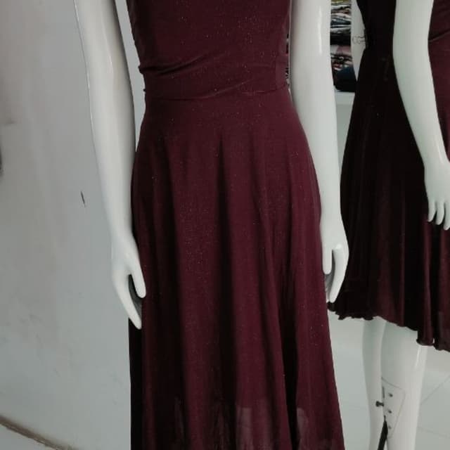 Burgundy Dress