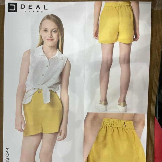 Mustard Yellow Shorts
