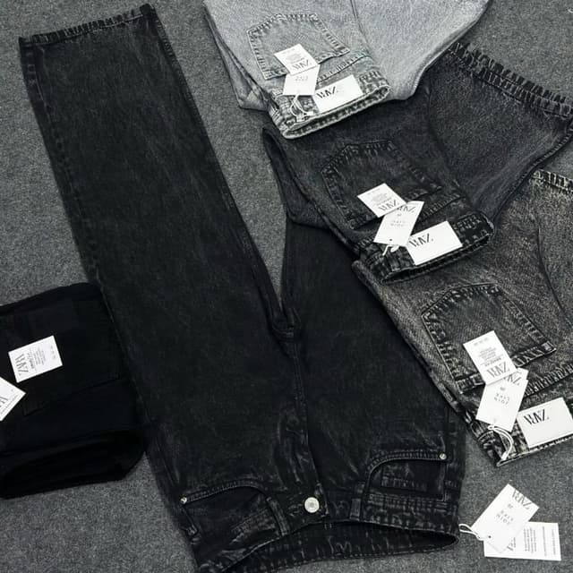 Black, Gray Jeans