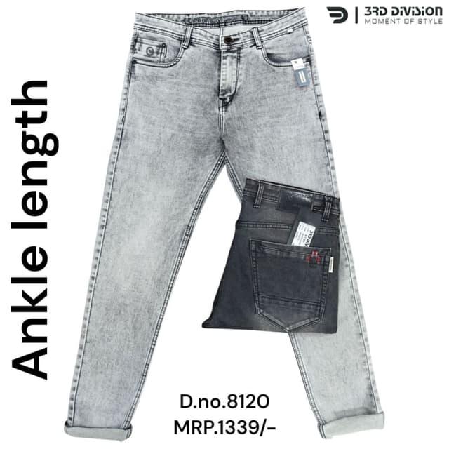 Light Grey, Dark Grey Jeans