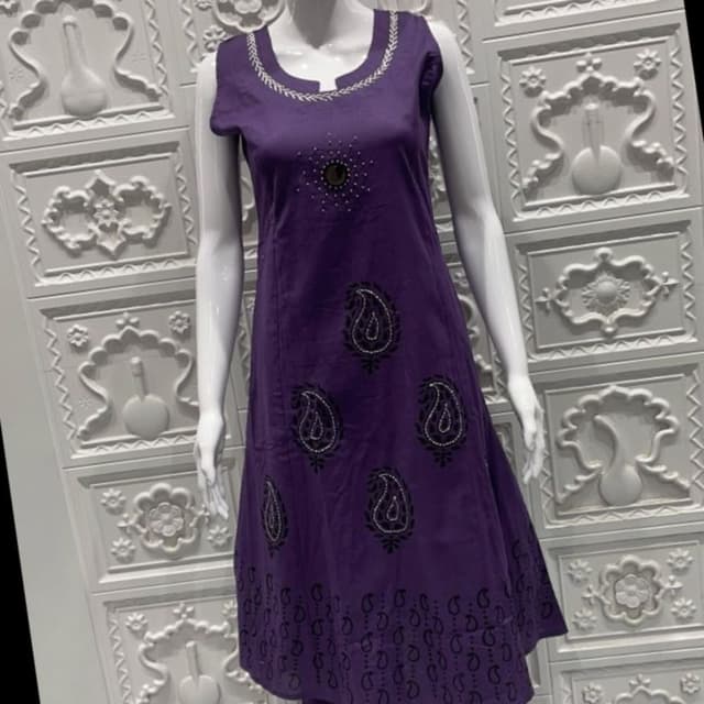 Purple, Black, Silver Dress