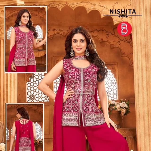Red Salwar Suite