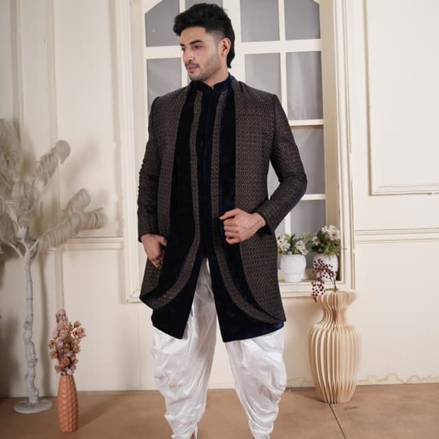 Gold Sherwani