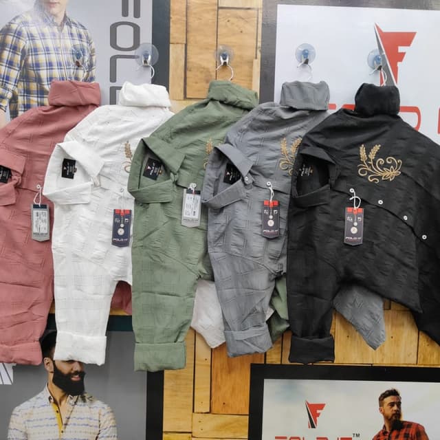 Various - Pink, White, Green, Gray, Black Shirt