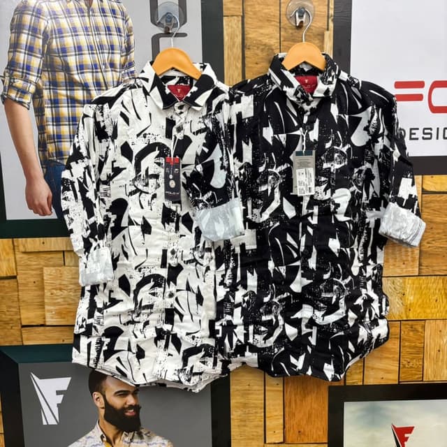 Black and White Shirt