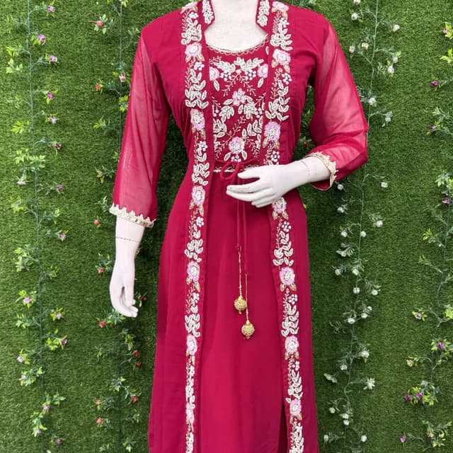 Red Salwar Suite