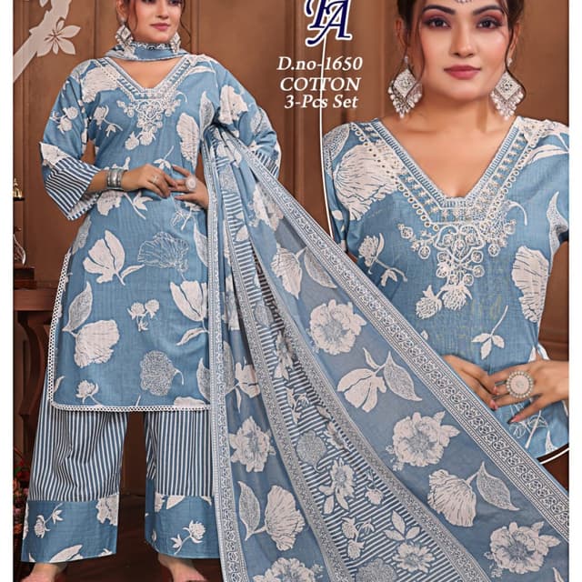 Blue Salwar Suite
