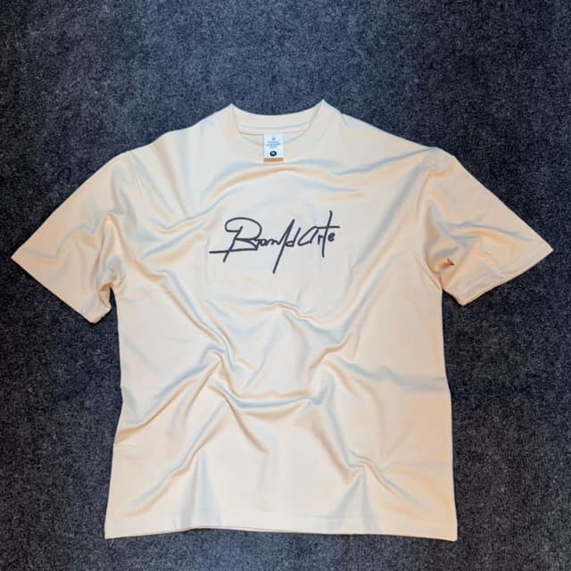 Cream and Black T-shirt