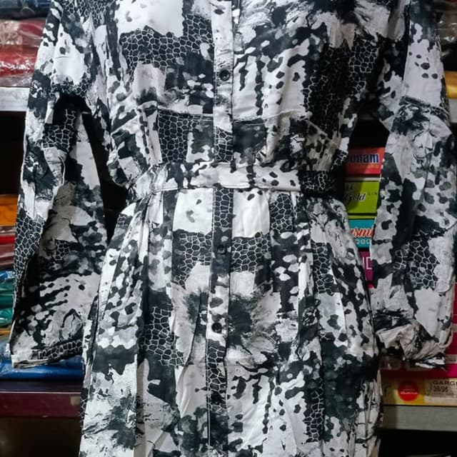 Black and White Dress
