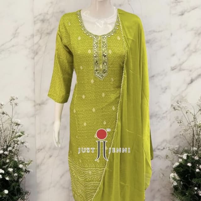Green Salwar Suite