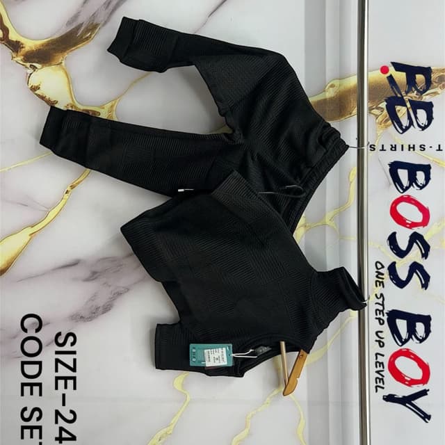 Black Tracksuit Set