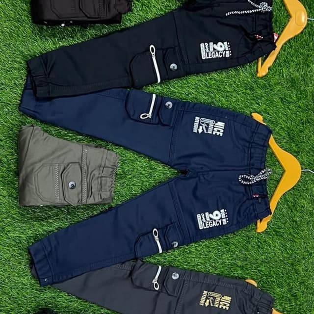 Black, Navy Blue, Olive Green Cargo Pants