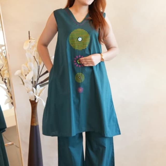 Green Salwar Suite