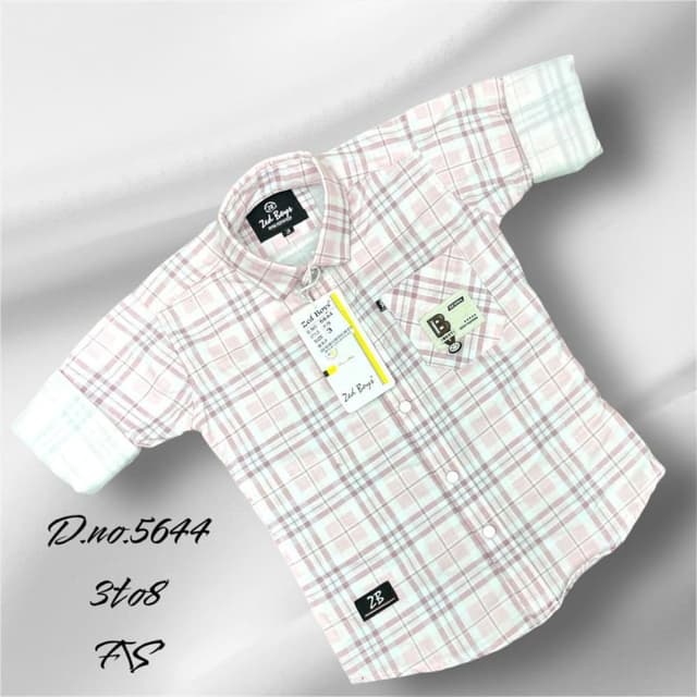 Pink and White Shirt