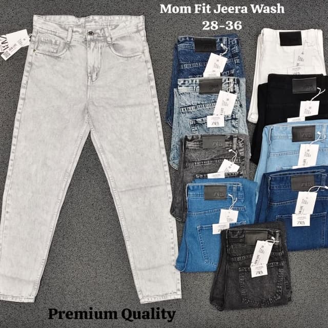 Light Gray, Multiple Denim Washes Jeans