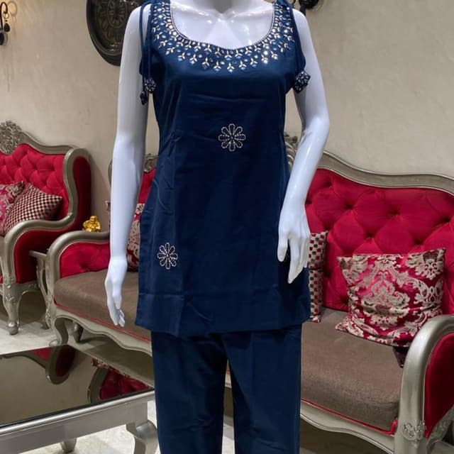 Dark Blue Kurta with pants