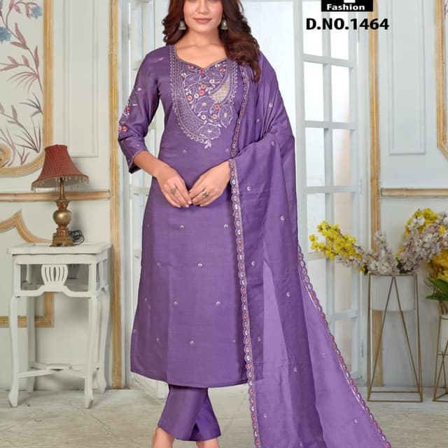 Purple Salwar Kameez