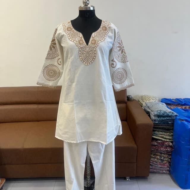 White Salwar Suite