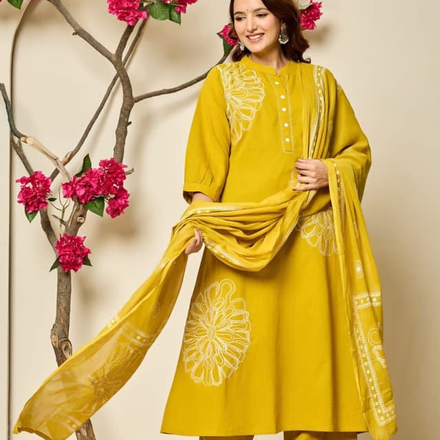 Yellow Salwar Suite