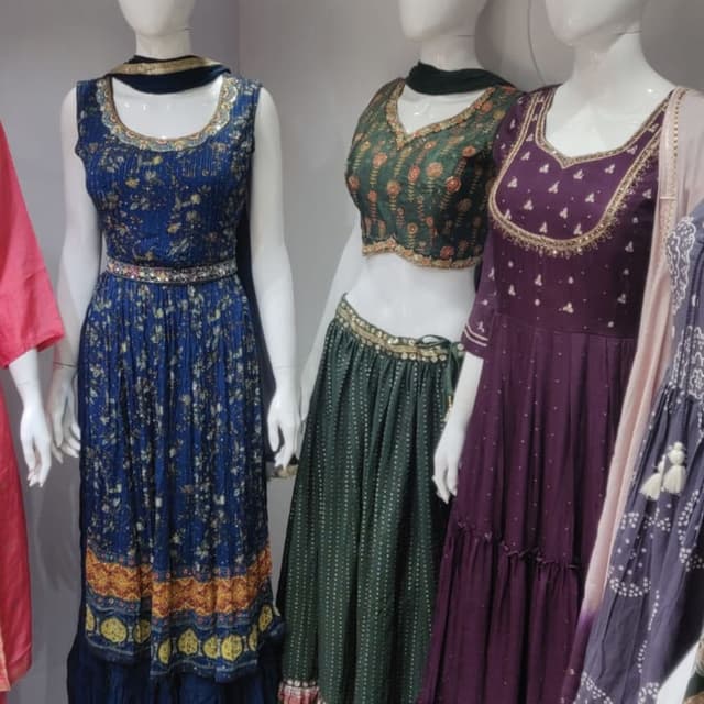 Blue, Gold, Yellow Dress