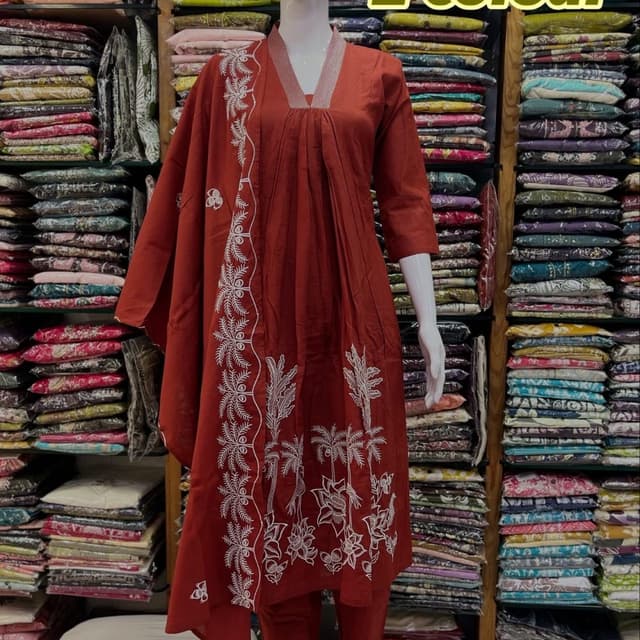 Red Salwar Suite