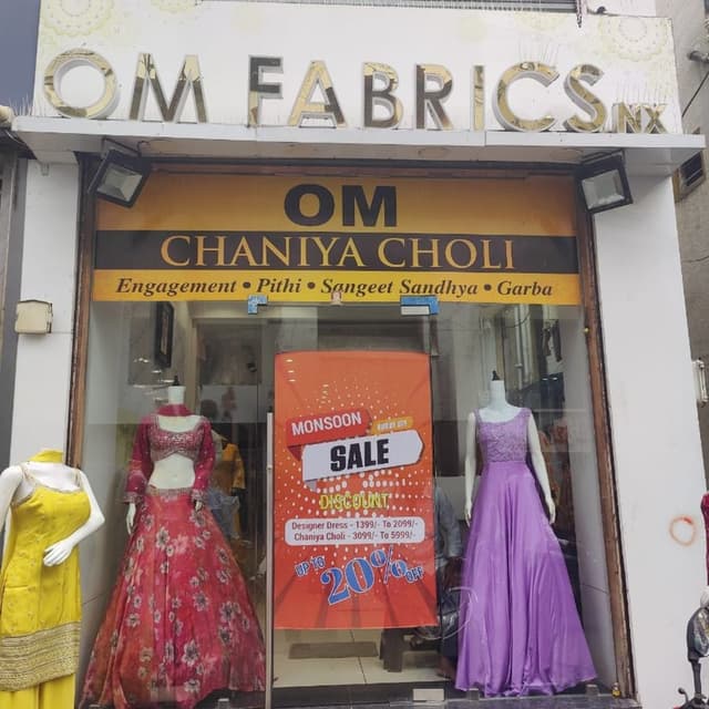 Om Fabrics Nx and Chaniya Choli 