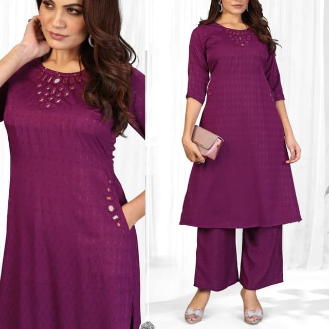 Purple Salwar Suite