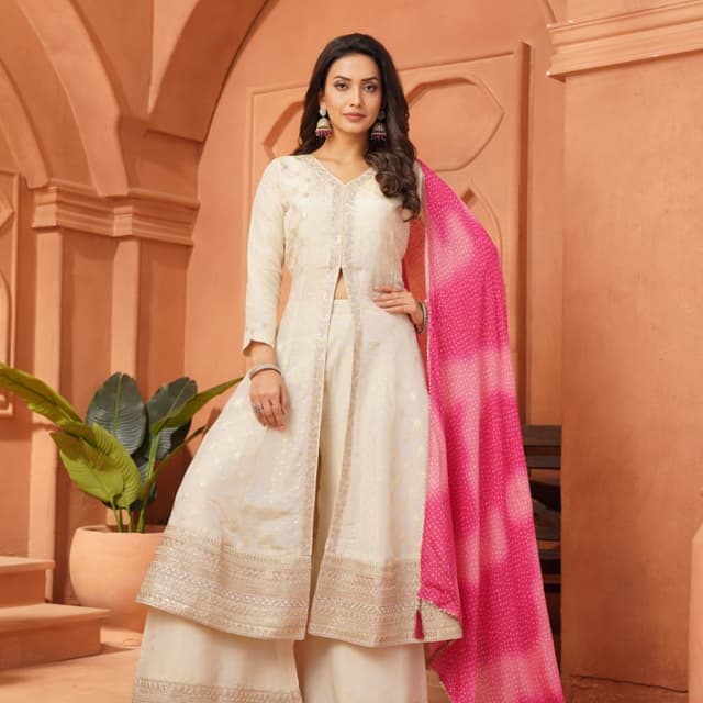 White Salwar Suite
