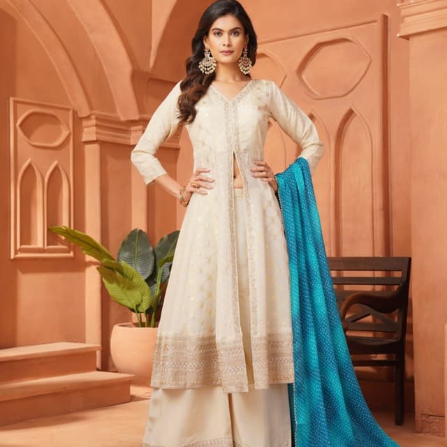 White Salwar Suite
