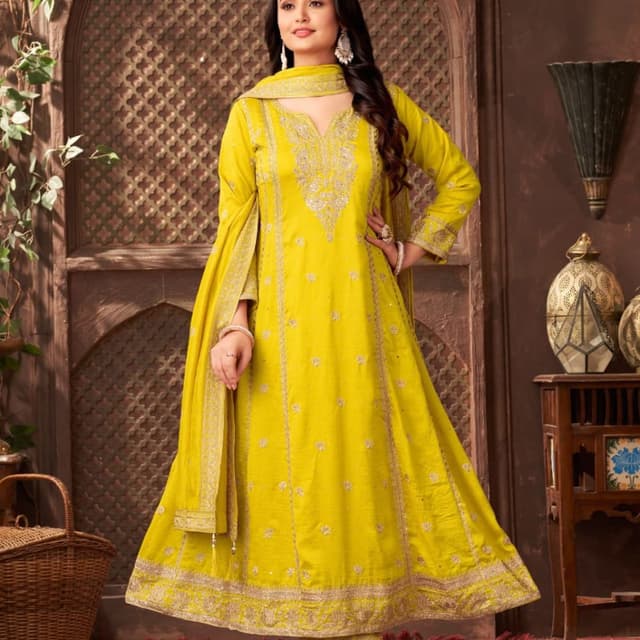 Yellow Salwar Suite