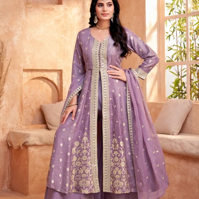 Purple Salwar Suite
