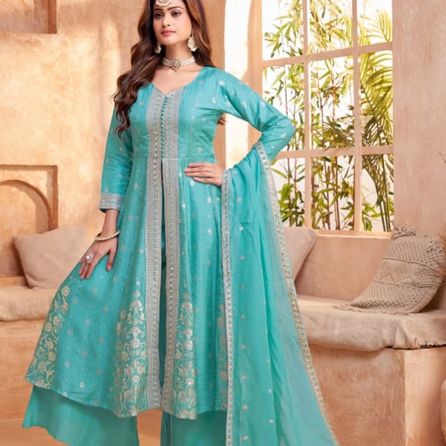 Green Salwar Suite