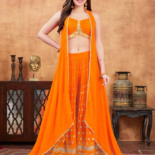 Orange Lehenga
