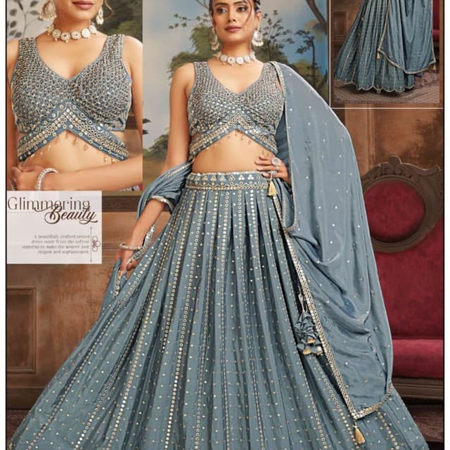 Blue Lehenga