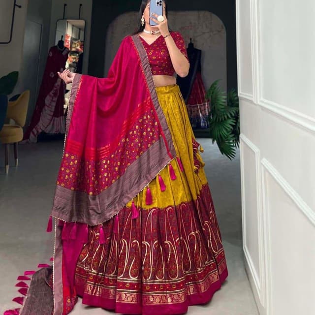 Red Lehenga