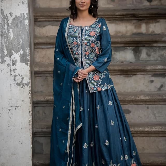 Blue Salwar Suite