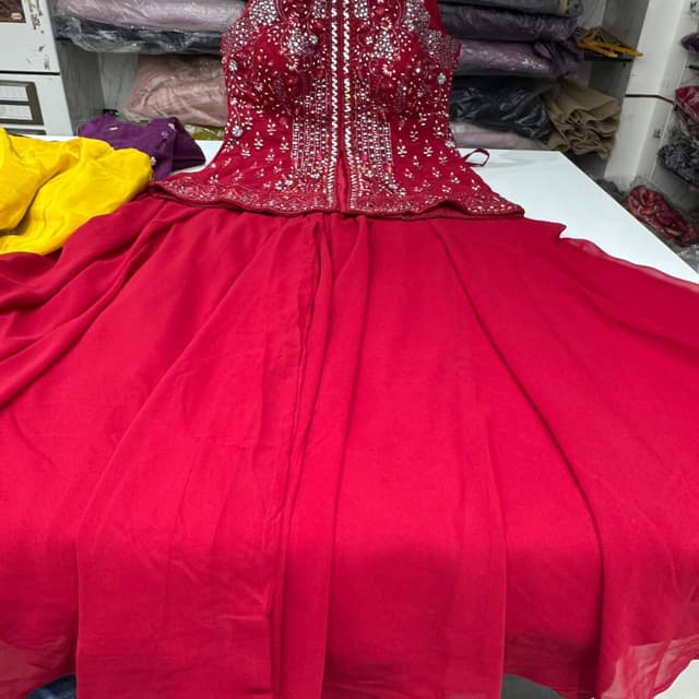 Red Lehenga