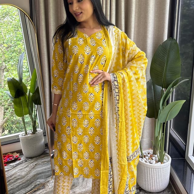 Yellow Salwar Suite