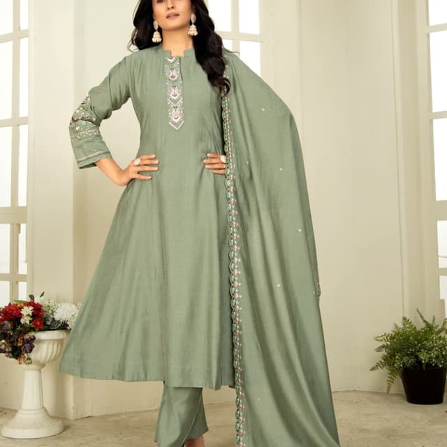 Green Salwar kurti set 