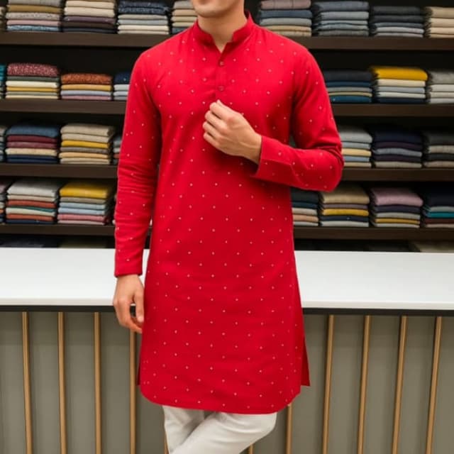 Red Kurta