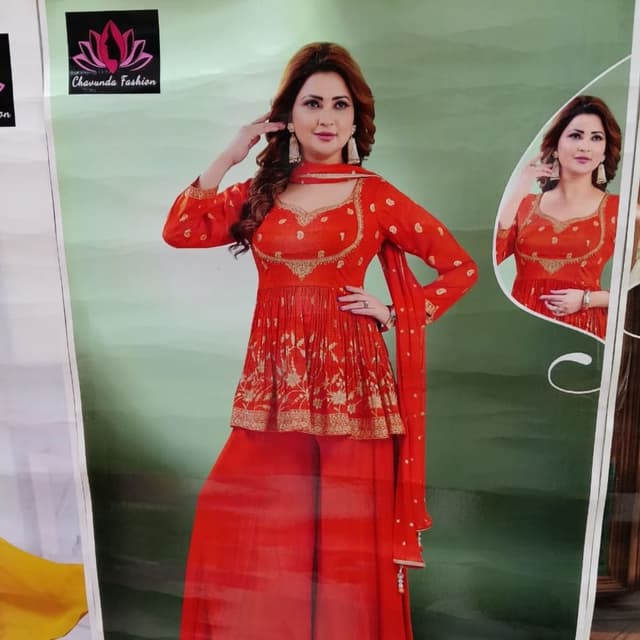 Red Salwar Suite