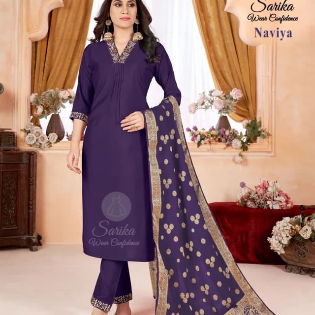 Purple Salwar Suite